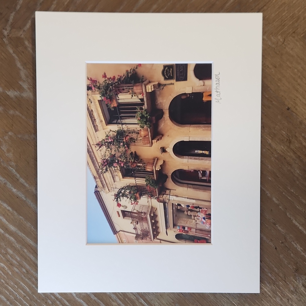 Matted Photography Wall Art by Butterfly Rising Designs